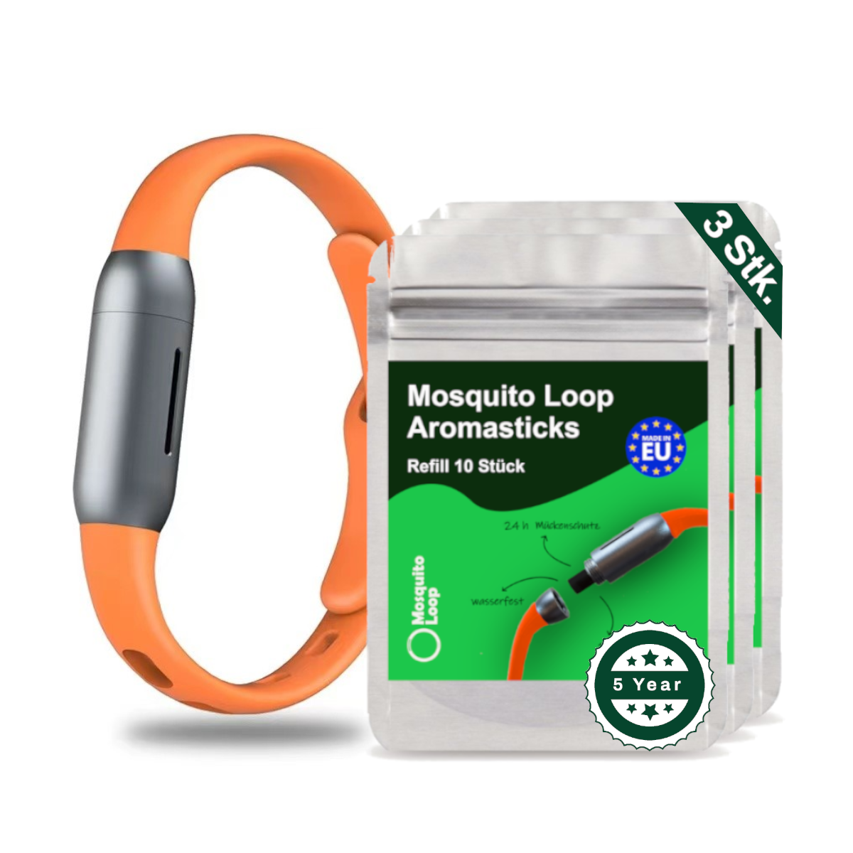 Mosquito Loop Mückenarmband Starterpaket