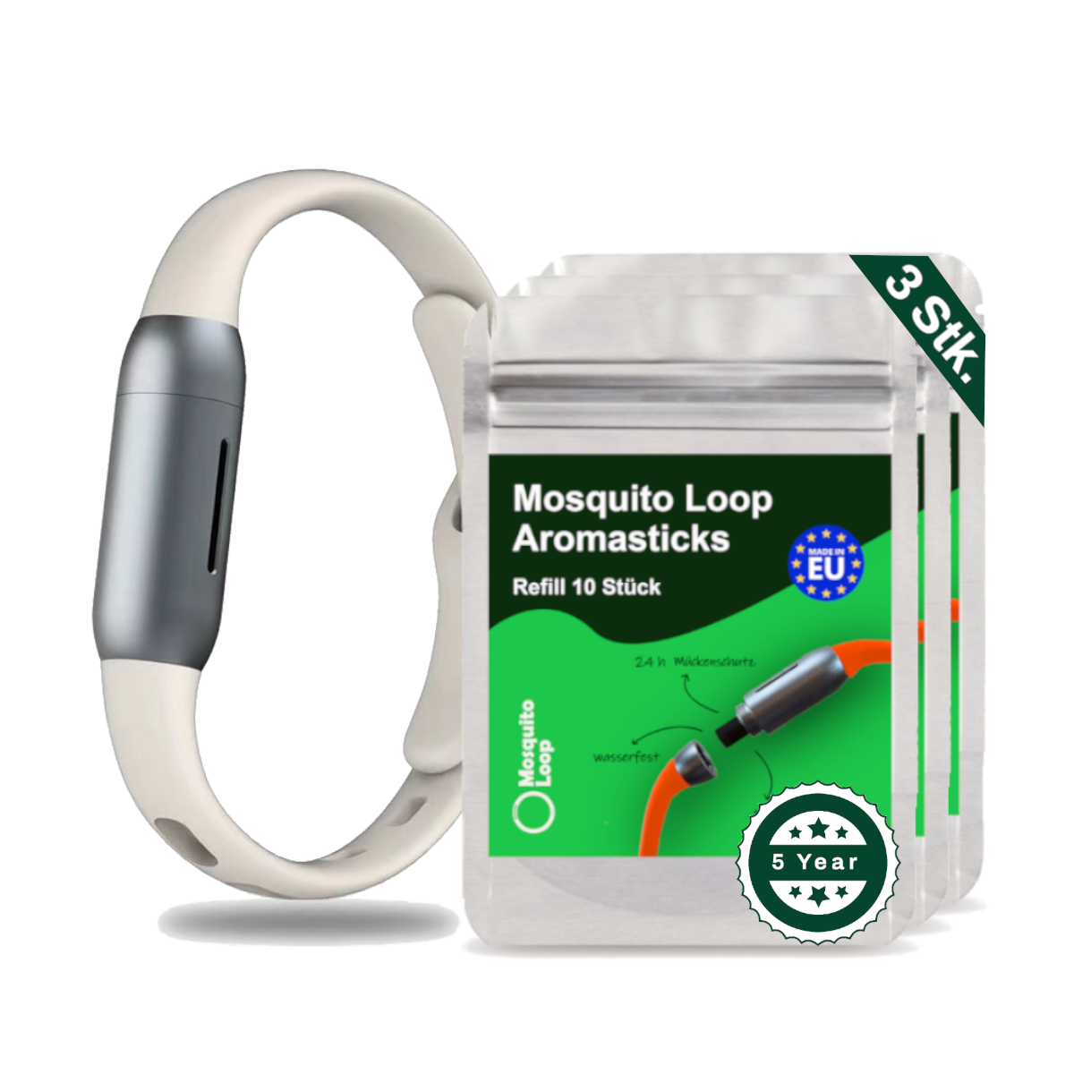 Mosquito Loop Mückenarmband Starterpaket